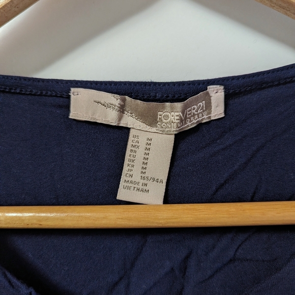 Forever 21 Navy Tank Top - Picture 2 of 4